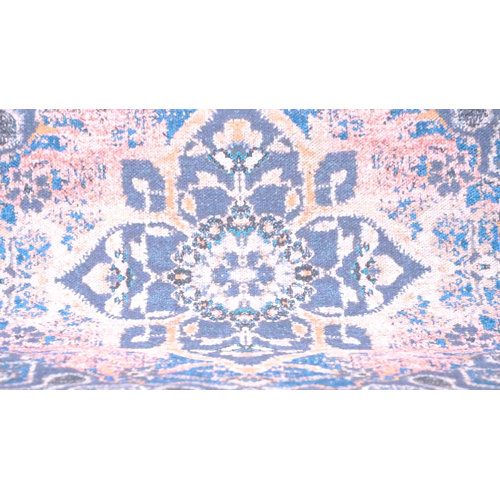 Bungalow Rose Mcelhannon Oriental Pink/Navy Area Rug & Reviews Wayfair